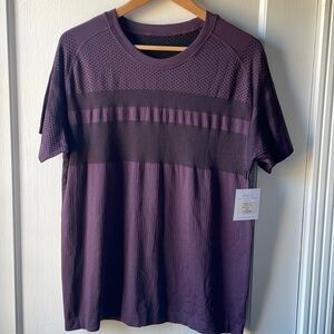 NWT Barry’s Fit Seamless Tee in Nightshade - L